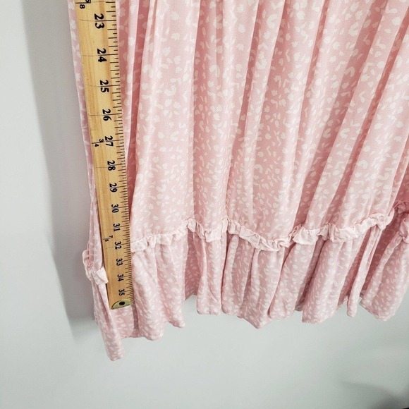 Rue21 animal print dress womens plus size 3x off shoulder cinched waist pink - Picture 10 of 14